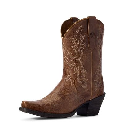 Ariat Round Up Bella - Western Laarzen DonkerBruin Dames - 40920-263